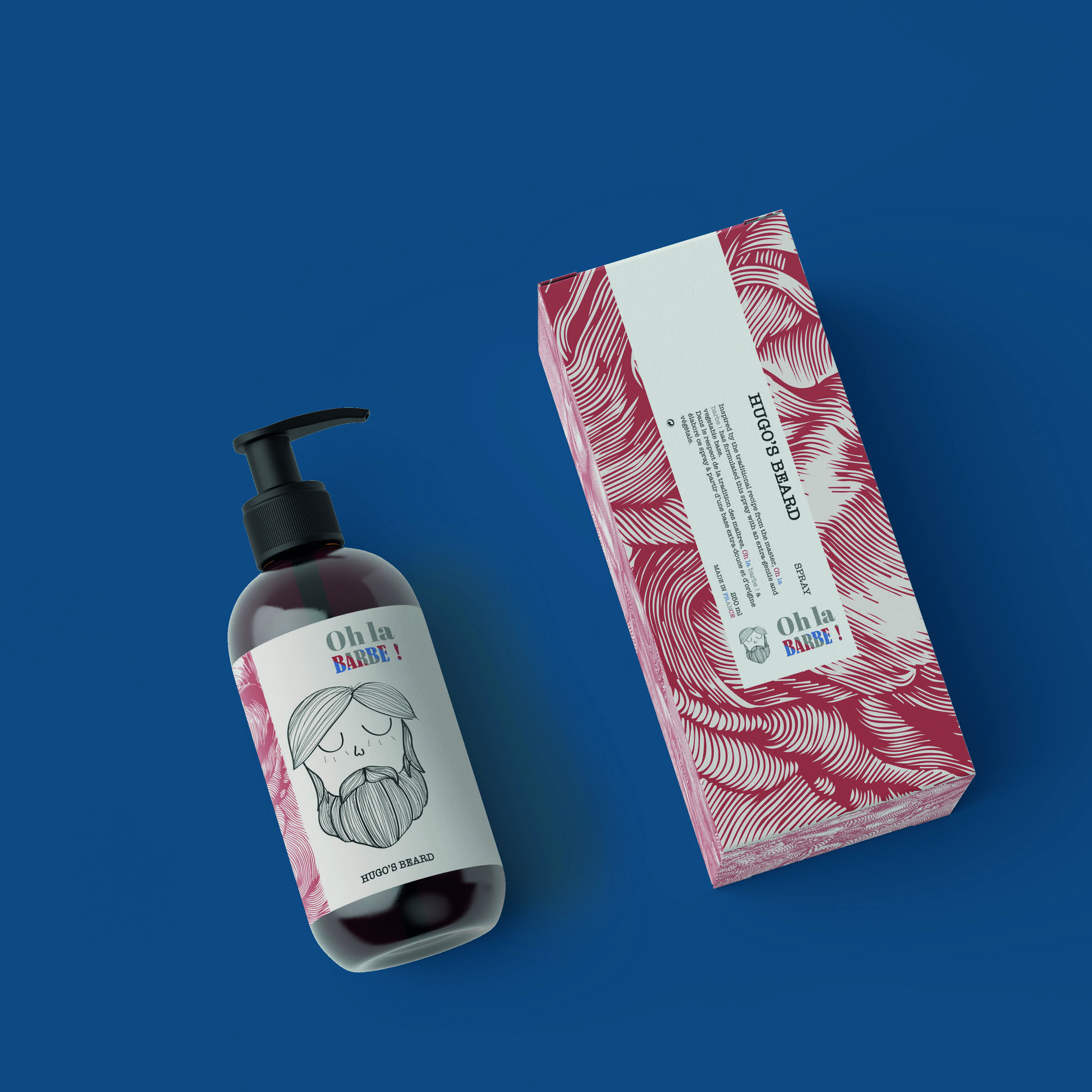 packaging of hugo's cosmetic.