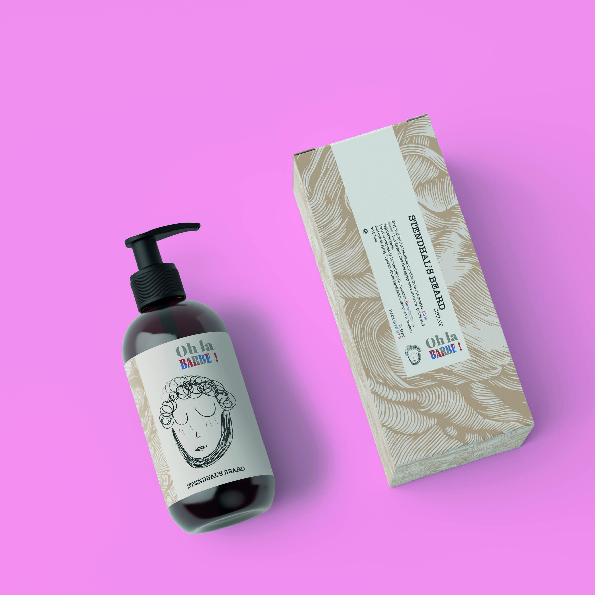 packaging of stendhal's cosmetic.